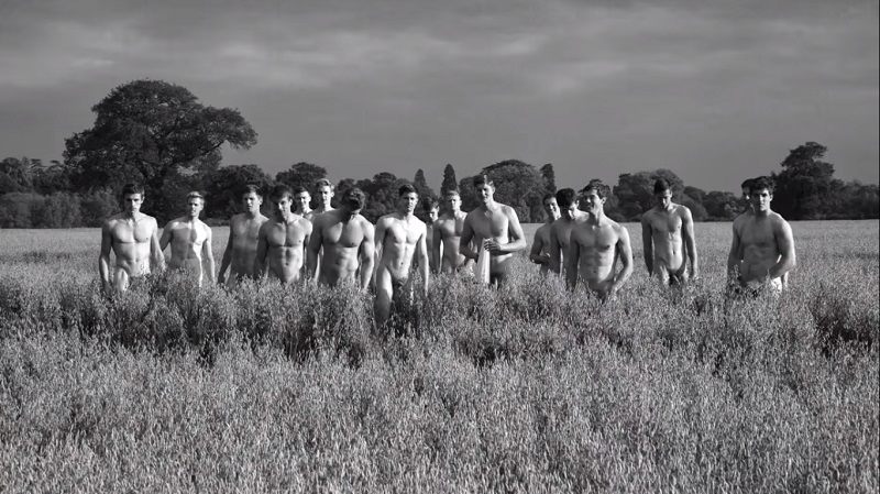 calendario de hombres sensuales y eróticos en blanco y negro